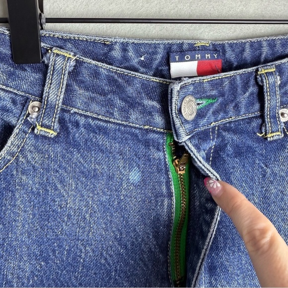 Vintage Tommy Hilfiger Women’s High-Waisted Jeans Made in Macau 1990 Y2K size 7 - Picture 11 of 16